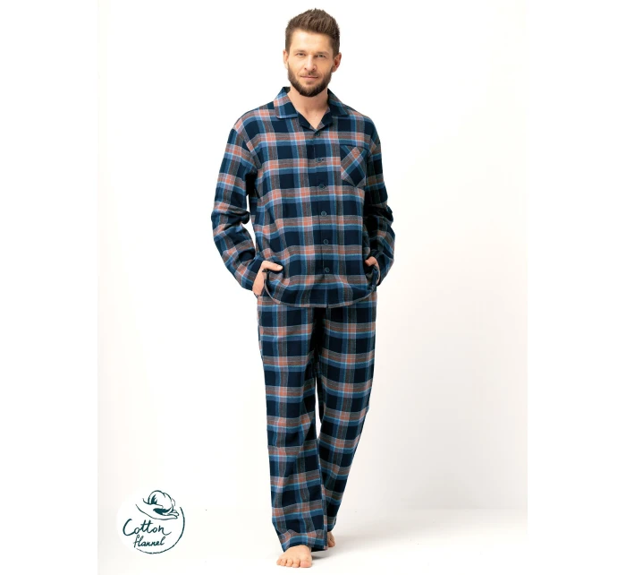 Pyžamo MNS 431 B25 model 21291852 M2XL rozepínací pánské - Key