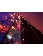 VIANOČNÝ STROMČEK SVETLA REŤAZ 120 VIEDOL VIACFAREBNÉ