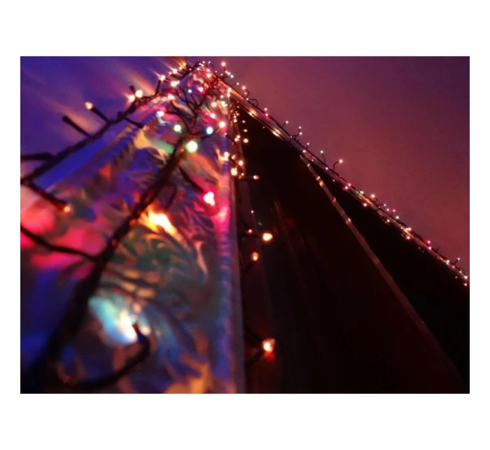 VIANOČNÝ STROMČEK SVETLA REŤAZ 120 VIEDOL VIACFAREBNÉ