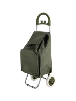 NÁKUPNÝ VOZÍK NA KOLIESKACH S RÁMOM 40L ZELENÝ