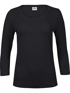 TJ 460 Dámské elastické tričko s 3/4 rukávem model 22497105 black - Tee Jays