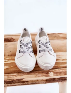 Dětské kožené tenisky BIG STAR model 21594822 Bílé - Big Star Shoes
