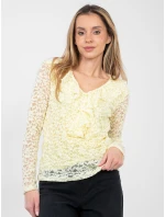 Blúzka MI BZ M6713.86 svetložltá Blúzka MI BZ M6713.86 svetložltá