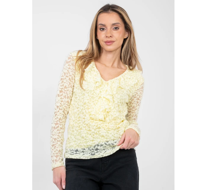 Blúzka MI BZ M6713.86 svetložltá Blúzka MI BZ M6713.86 svetložltá