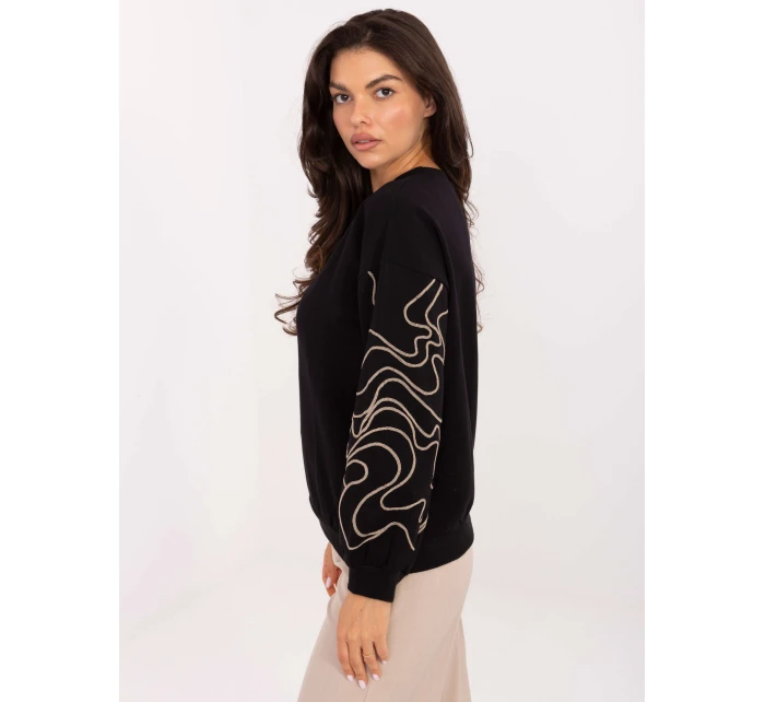 Bluzka RV BZ model 21393026 czarny - FPrice Bluzka RV BZ model 21393026 czarny - FPrice