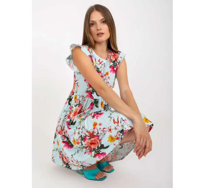 Dámské šaty RV SK model 17500218 světle modré - FPrice Dámské šaty RV SK model 17500218 světle modré - FPrice