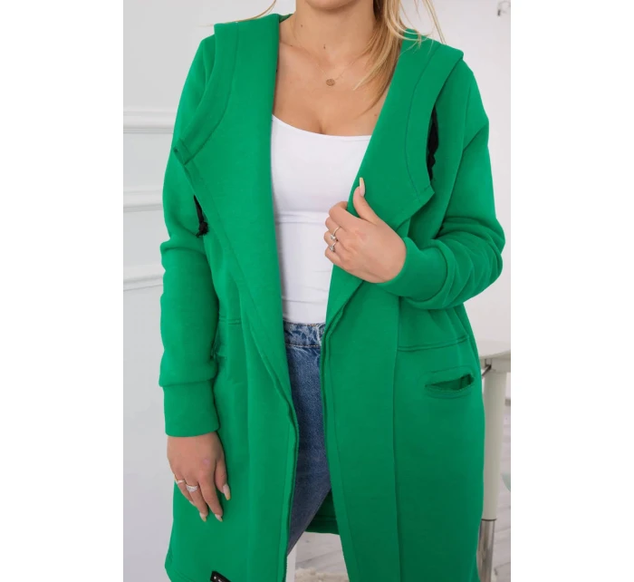 Zateplená mikina 21622 zelená - Kesi Zateplená mikina 21622 zelená - Kesi