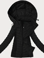 Dámska ľahká bunda s odnímateľnou kapucňou J Style black (16M9230-392)