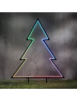 NEON CHOIN 150 LED RGB PILOT 32 FUNKCIÍ ČASOVAČ 53x75CM LUCA