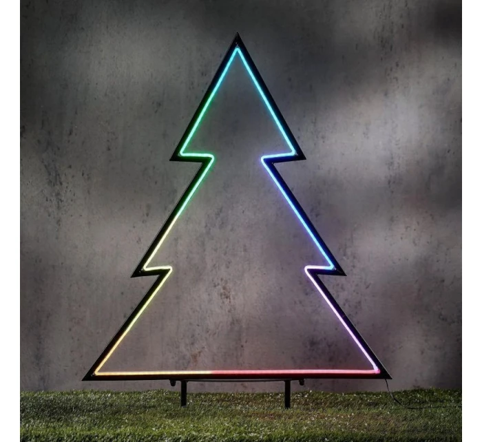 NEON CHOIN 150 LED RGB PILOT 32 FUNKCIÍ ČASOVAČ 53x75CM LUCA