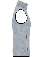 JN Dámská pletená fleecová vesta se stojáčkem 02.0 light grey model 22489639 - Daiber JN Dámská pletená fleecová vesta se stojáčkem 02.0 light grey model 22489639 - Daiber