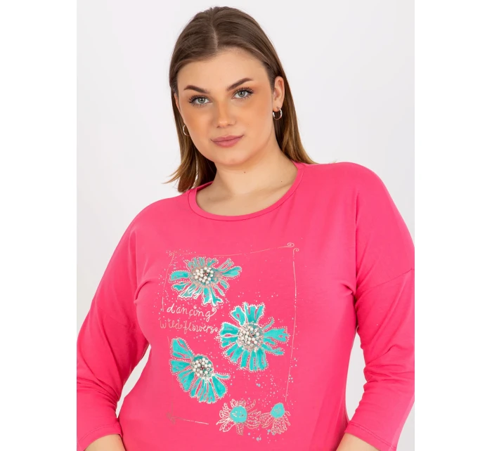 Dámska blúzka RV BZ 8457.47P ružová - FPrice