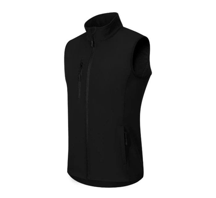 Trail pánska softshellová vesta čierna