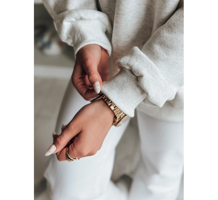 Dámská oversize mikina s  šedá Dstreet model 21989212 - FashionStreet