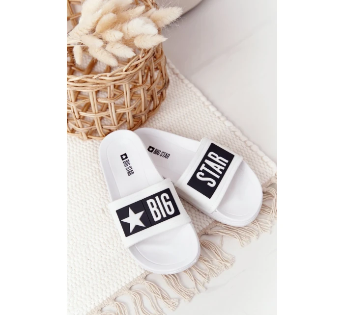 Klapki Dziecięce Big Star DD374151 Białe Klapki Dziecięce Big Star DD374151 Białe