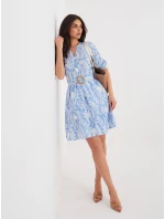 Šaty D74516M30485A svetlo modrá Šaty D74516M30485A svetlo modrá