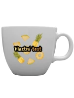 Personalizovaný MEGA XXL keramický hrnek 1000 ml k s ovocem a textem