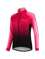 Dámsky dres s dlhým rukávom GLOW M pink - Rogelli