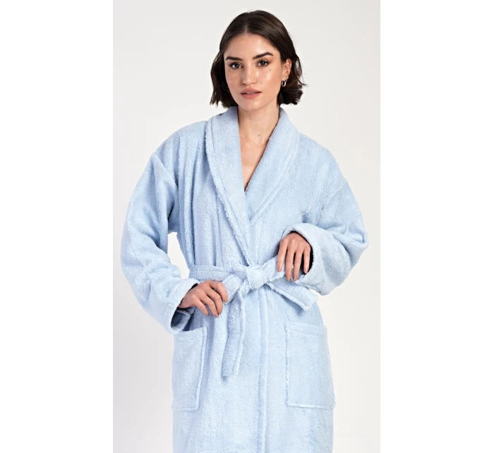 Dámský župan dlouhý se šálovým límcem model 21210371 - Vienetta