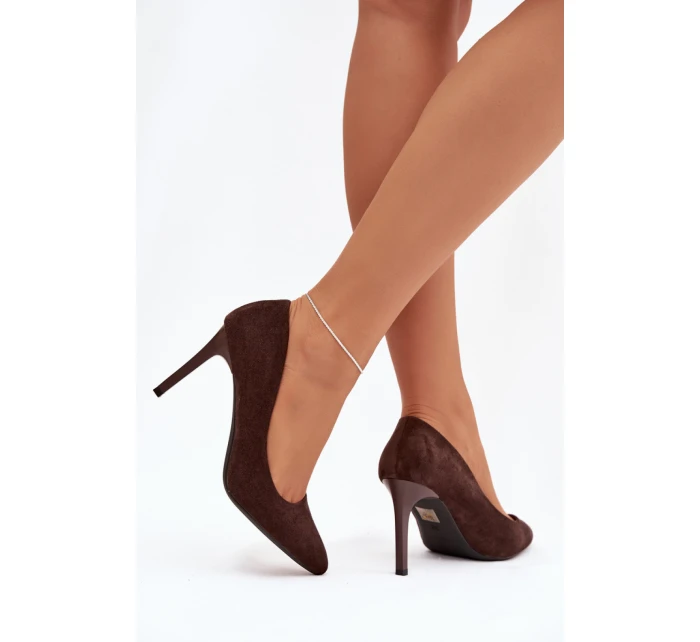 Lodičky s ihlovým podpätkom model 222701 Krok vo veľkom štýle