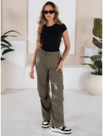 Dámské padákové kalhoty khaki Dstreet model 21970952 - FashionStreet