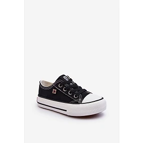 Dětské Klasické Tenisky Big Star model 21626540 Černé - Big Star Shoes Dětské Klasické Tenisky Big Star model 21626540 Černé - Big Star Shoes