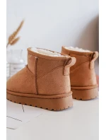 Dziecięce Śniegowce Botki Ocieplane Camel Nallita Dziecięce Śniegowce Botki Ocieplane Camel Nallita