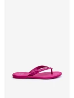 Ploché Elastické Dámské Žabky  Fuksie model 21661924 - Zaxy