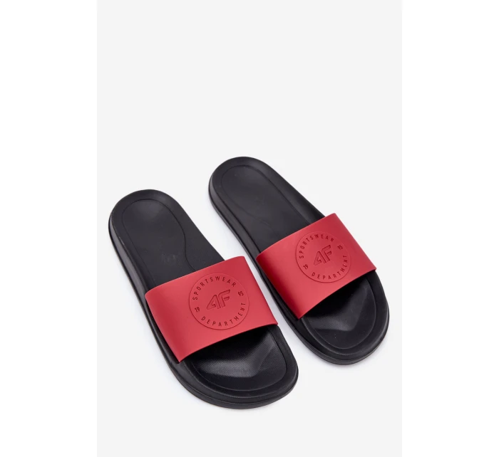 Męskie Klapki 4FMM00FFLIM047A-62S Czerwone