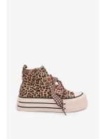 Dámské Tenisky S Mašlí A Zipem Na Platformě model 21705288 - EVENTO Dámské Tenisky S Mašlí A Zipem Na Platformě model 21705288 - EVENTO