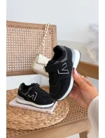 Sportovní tenisky dětské na suchý zip černé Galisse Sportovní tenisky dětské na suchý zip černé Galisse