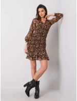 Šaty 328 SK 50024.52 čierna a béžová