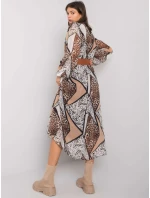 Šaty LC SK 22K 3038.78P čierna a béžová