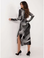Šaty LK SK 509792 2.09 čiernobiele
