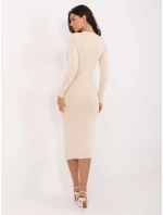 PM SK šaty DF61032.80 svetlo béžové PM SK šaty DF61032.80 svetlo béžové