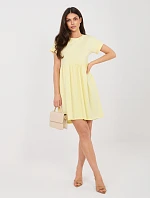 RV šaty SK 5672.03P svetložltá