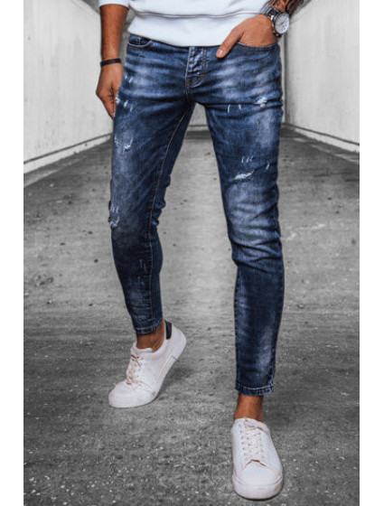 Pánske modré džínsové nohavice Dstreet UX4073