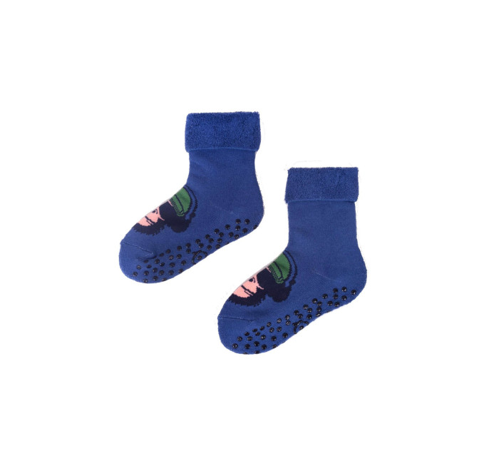 Chlapčenské ponožky YO! Boys SKF-0005C Froté, Zahrnuté ABS 17-26
