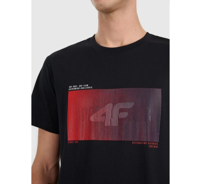 Pánske tričko s potlačou 4F 4FRAW25TTSHM3224-20S