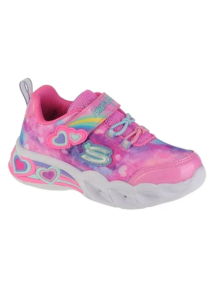 Skechers Sweetheart Lights – Lovely Dreams 302663N-PKLV Růžové 21
