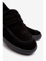 Mužské semišové polobotky  Černé model 21643143 - Zazoo