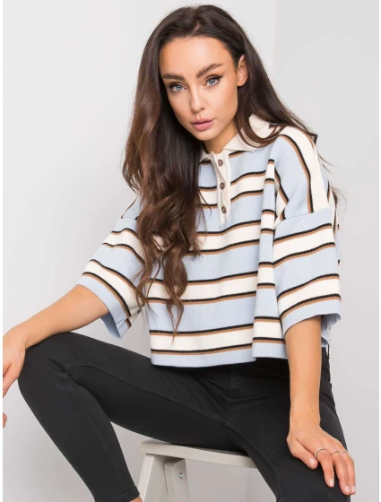 Blúzka 269 BZ 15501.94P biela a modrá