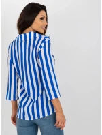 Blúzka LK BZ 509300.70P bielo-modrá Blúzka LK BZ 509300.70P bielo-modrá