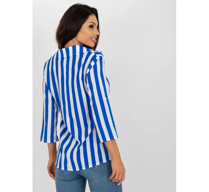 Blúzka LK BZ 509300.70P bielo-modrá Blúzka LK BZ 509300.70P bielo-modrá