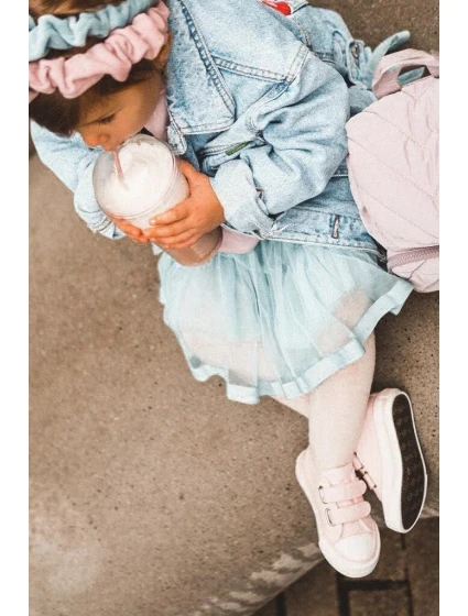 Dětské módní tenisky Big Star - světle růžové