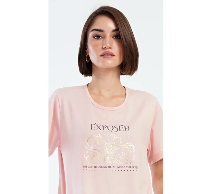 Dámske domáce šaty Michaela s krátkym rukávom Dámske domáce šaty Michaela s krátkym rukávom