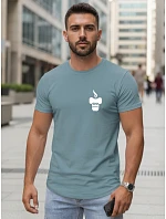 Tshirt męski z nadrukiem  model 22157000 - FashionStreet
