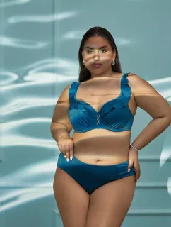 Mäkká plavková podprsenka Ava SK 213 Azure