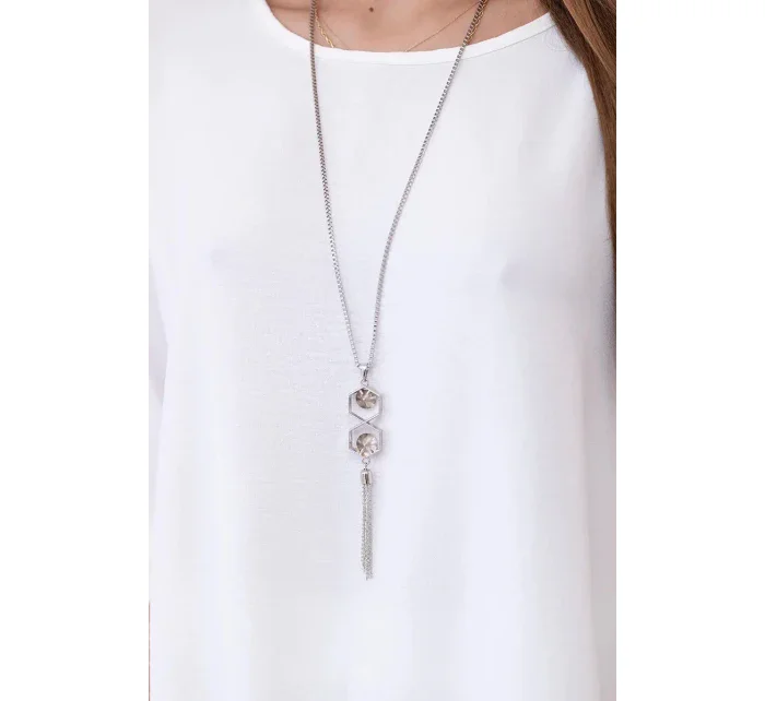 Sada halenky + kalhot s přívěskem ecru