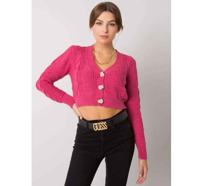 Dámsky sveter LC SW A4 40X tmavo ružová